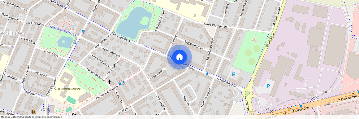 Föreningsgatan 167A, Öster