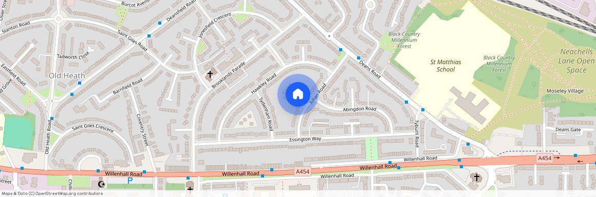 Julian Close, Wolverhampton