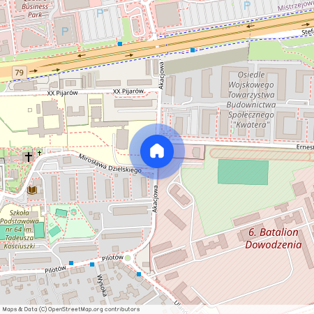 ul. Akacjowa, Rakowice, Prądnik Czerwony, Kraków, małopolskie