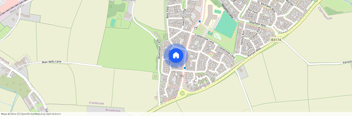 Seven Acres, Cranbrook, Exeter, EX5