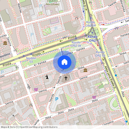 ul. Twarda, Mirów, Wola, Warszawa, mazowieckie