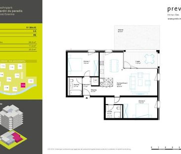 Appartement de 3,5 pièces au rez-de-chaussée avec coin salon dans l... - Photo 2