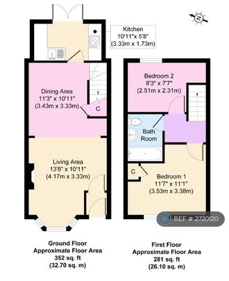 2 bedroom terraced house to rent - Photo 1