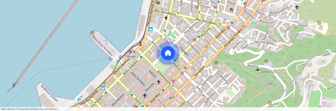 Αράτου 17, Πάτρα 262 21, Ελλάδα (26221)