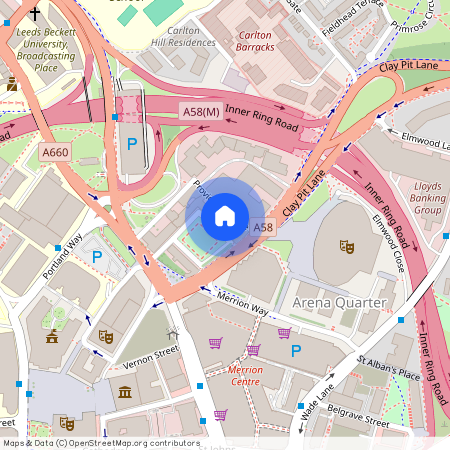Queen Square, Leeds, West Yorkshire, LS2