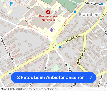 1-Zimmer-Etagenwohnung Frankfurt-Hausen, 45 m² | Terrasse, Garten, ... - Foto 1