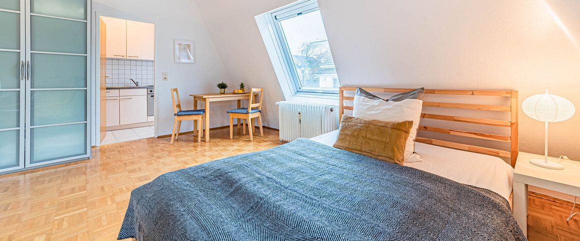 City-Residence: Möblierte 1-Zimmer-Wohnung in bester Westendlage - Photo 1