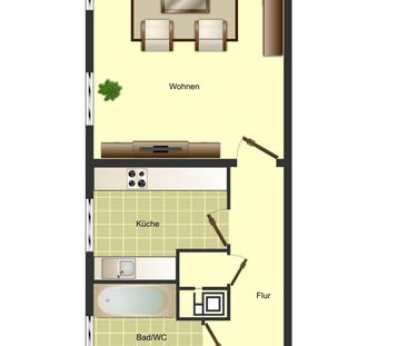 2-Zimmer-Wohnung in Kamen Mitte - Foto 1