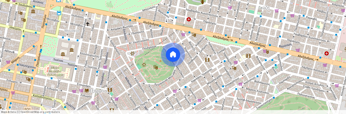 Ειρήνης Αθηναίας, 15, Νεάπολη Εξαρχείων (Αθήνα - Κέντρο)