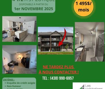 Logement 4 1/2 à louer (1ER NOVEMBRE 2025) - Photo 4
