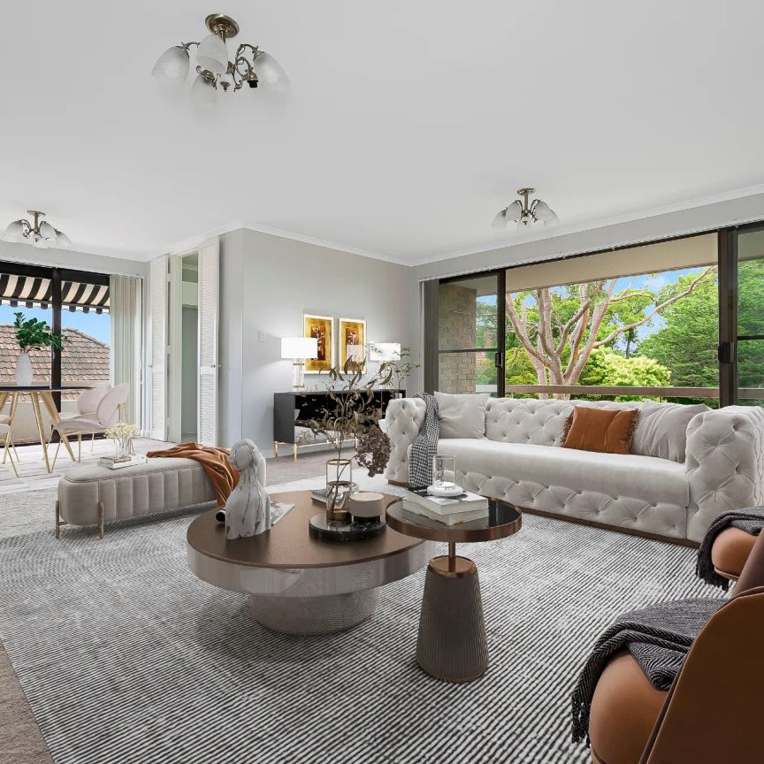 Generous three bedroom, three balcony abode with a leafy outlook - Photo 1