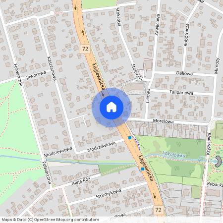 ul. Łagiewnicka, Marysin, Bałuty, Łódź, łódzkie