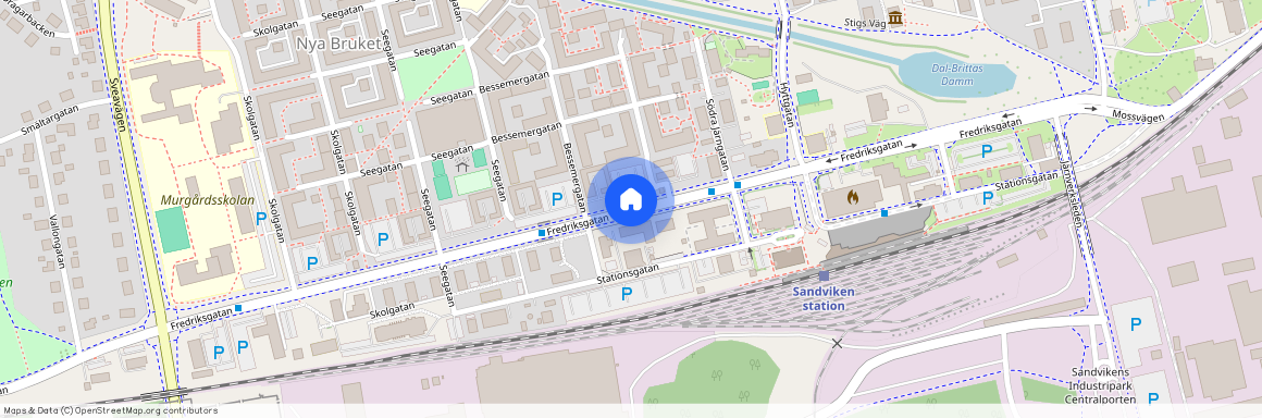 Fredriksgatan, Sandviken