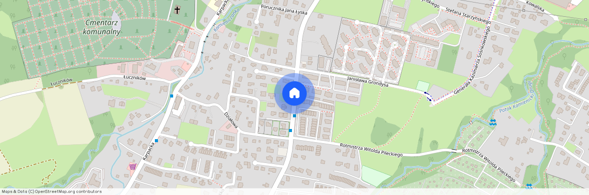 ul. Kolista, Kamienica, Bielsko-Biała, śląskie