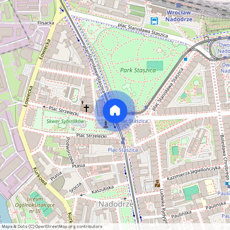 ul. Władysława Reymonta, Nadodrze, Śródmieście, Wrocław, dolnośląskie