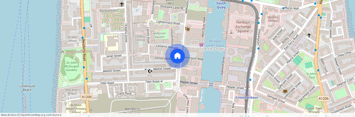 409 Westwood House, 54 Millharbour, London, E14 9DJ