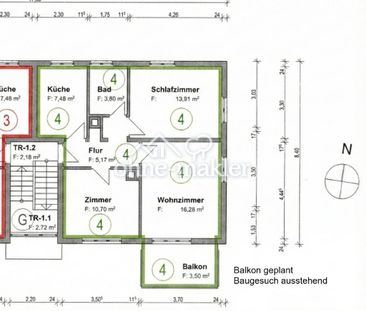 Erstbezug nach Renovierung: 3 Zimmer Wohnung in Ditzingen – Ruhig, ... - Foto 1