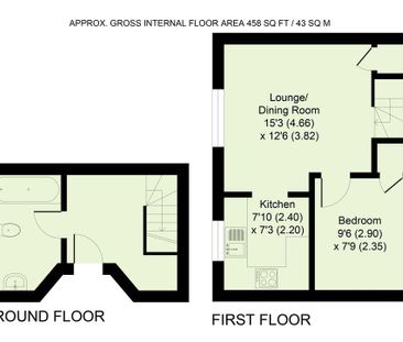 1 bedroom terraced house to rent - Photo 2