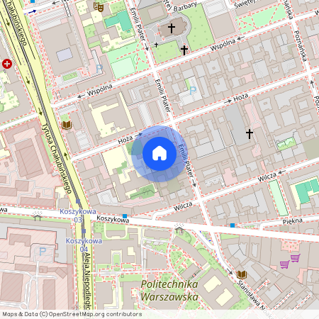 Warszawa, Śródmieście, Emilii, Plater