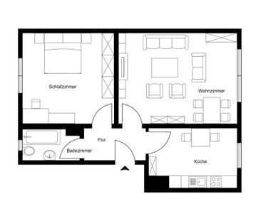 SEMMELHAACK: Erstbezug! Sanierte 2-Zimmer Wohnung in Braunschweig! - Photo 1