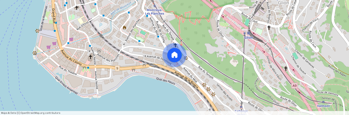 avenue du Midi, 1820 Montreux