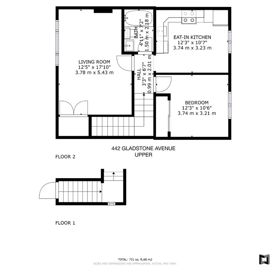 For Lease - 442 Gladstone Avenue Unit# 2nd Fl, Toronto, Ontario - Photo 1