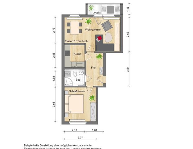 Wohnung Nr. 301/227/11 - Foto 1