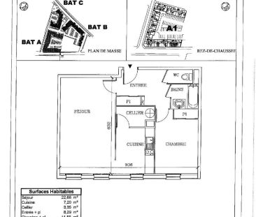 Appartement à louer 2 pièces 57.11m² - Photo 2