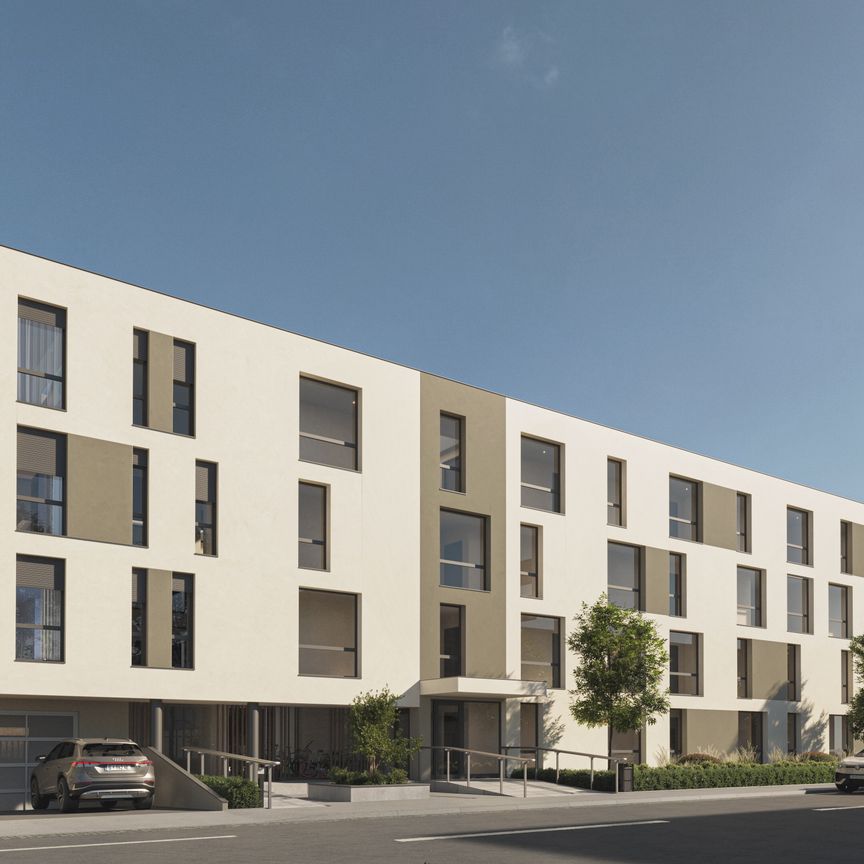 Erstbezug ab 01.10.2025: geförderte 2 Zimmer Wohnung mit großem Balkon in ruhiger und zentraler Lage - Puchstraße 34 - Top 07 - Photo 1