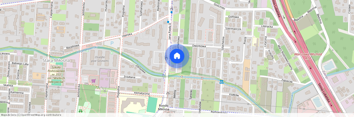 Warszawa, Wesoła, Wesoła, Stara, Miłosna, Kameliowa