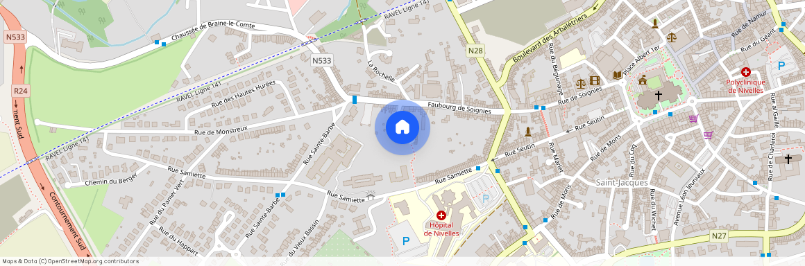 rue des Guillemins, 3, 1400, Nivelles