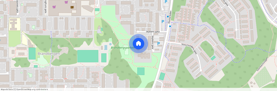 Skyttens Gata 543, Brandbergen