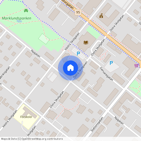 Arvidsjaur, Norrbotten, Östra Skolgatan 15 A 1tr