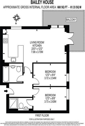 2 bedroom flat - Photo 2