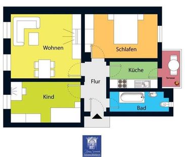 Gemütliche 3-Zimmer-Souterrainwohnung mit Terrasse! EBK! - Foto 4