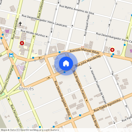 Rua Júlia Wanderley, 274, Mercês, Curitiba - PR, 80430-030, Brazil