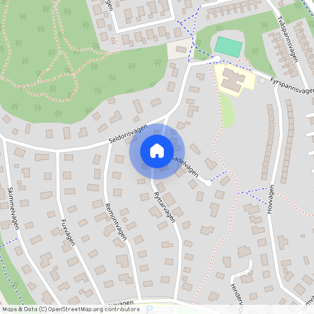 Ryttarvägen, Järfälla