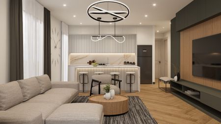 3.5 pièces neuf avec grand balcon et deux salles de bain - Foto 2