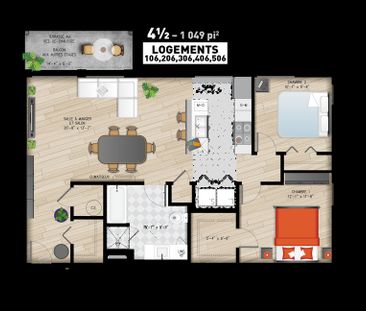 St-Constant - 4 1/2 Disponible 1 Juillet - Photo 3