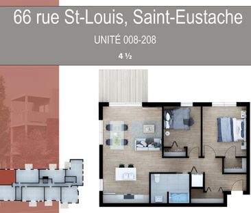 Appartements neufs 4 ½ à louer – Saint-Eustache - Photo 3