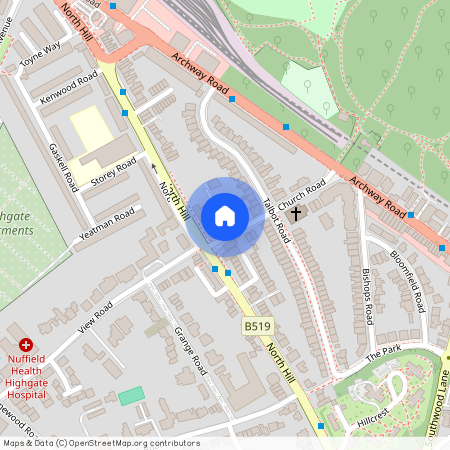 North Hill, Highgate, N6