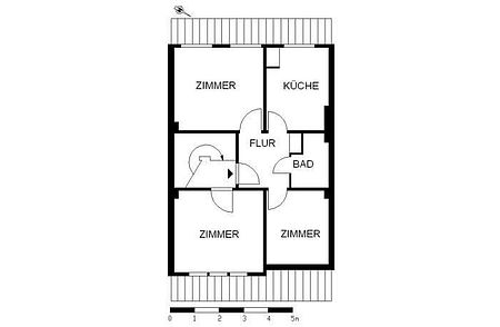 bezahlbare 2,5-Zimmer-Dachgeschosswohnung - Photo 2