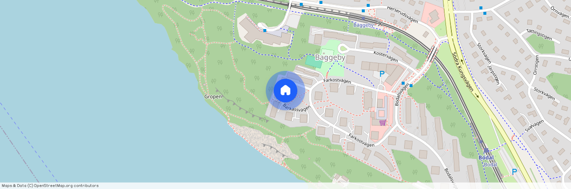 Barkassvägen, Lidingö