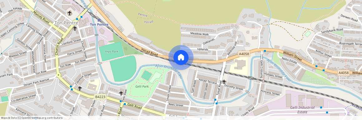 Ystrad Road Pentre, Pentre CF41