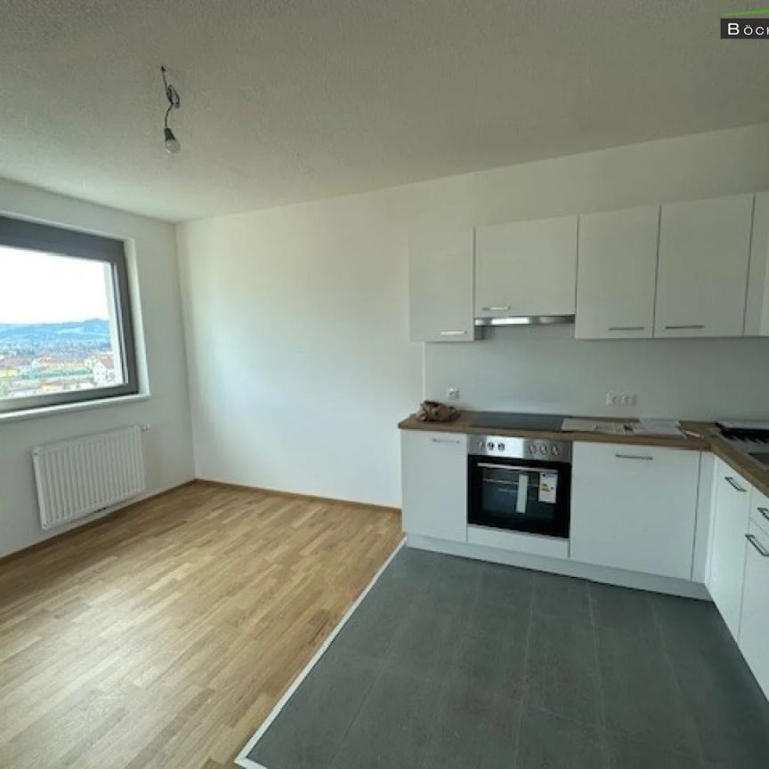 ++ Wohnpark Schlossergasse ++ Mietwohnung mit möblierter Küche, zwei Schlafzimmer & Loggia - Photo 1