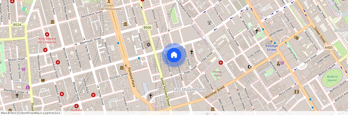 Great Titchfield Street, Fitzrovia, London, W1W
