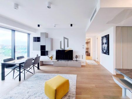 ONE Floreasca City elegant design 2 bedroom For Rent - Fotografie 3