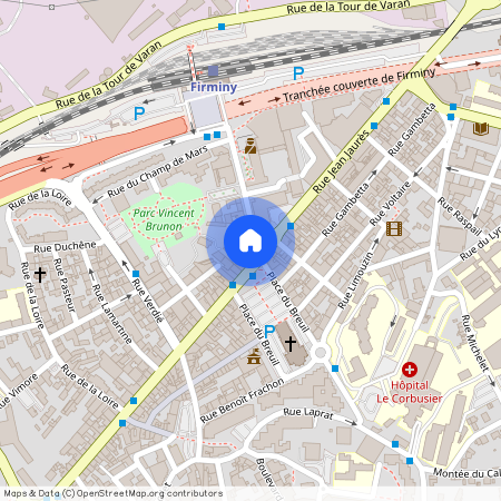 Loire (42), 2 AVENUE DE LA GARE, 42700, Firminy