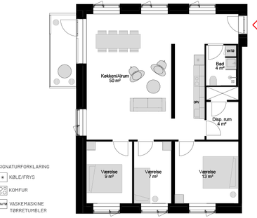 Godsbanen 95, 1. lejl. 1, Aalborg - Foto 1