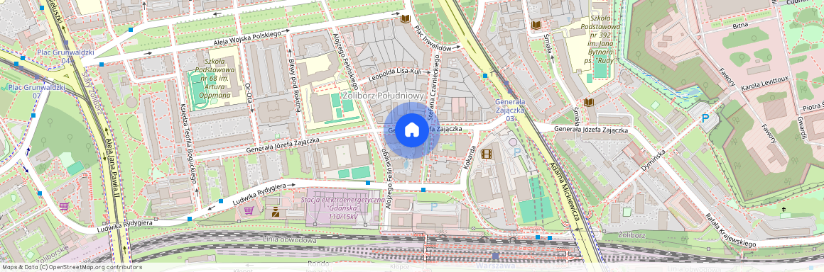 ul. gen. Józefa Zajączka, Stary Żoliborz, Żoliborz, Warszawa, mazowieckie